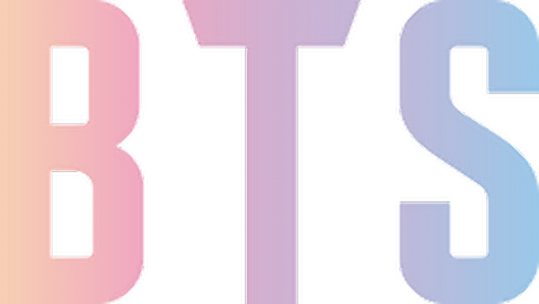 БТС надпись