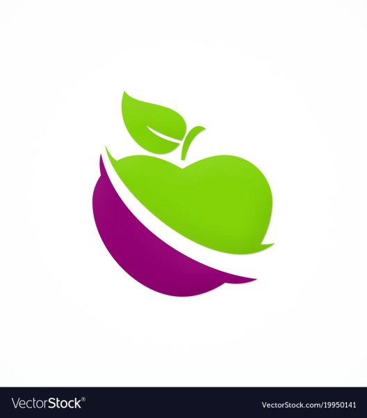 Логотип овощей и фруктов