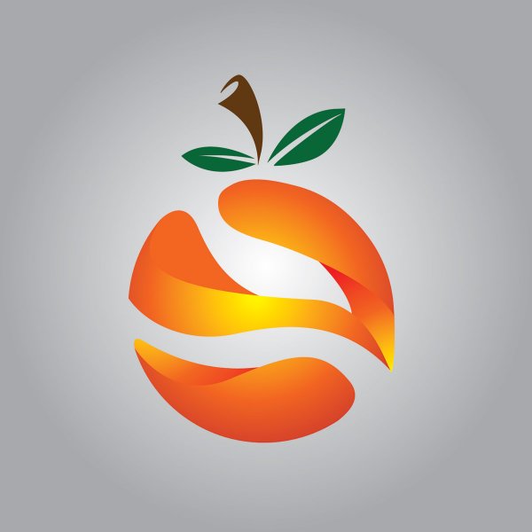 Логотип овощи фрукты