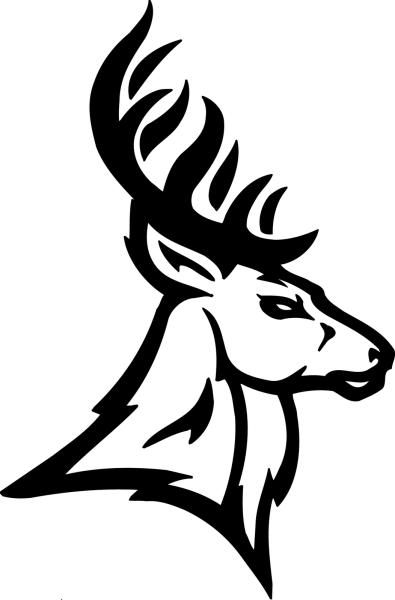 Голова оленя вектор
