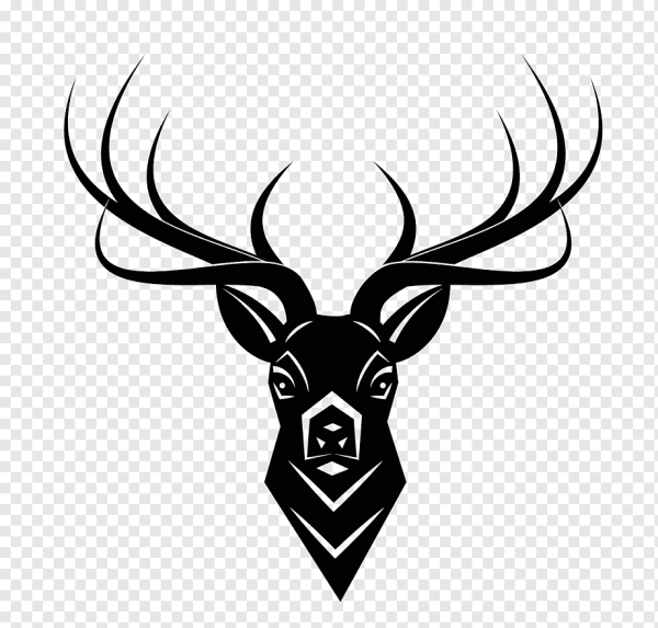Векторная голова оленя