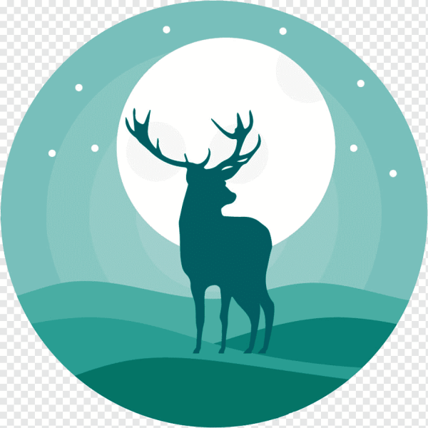 Олень в круге