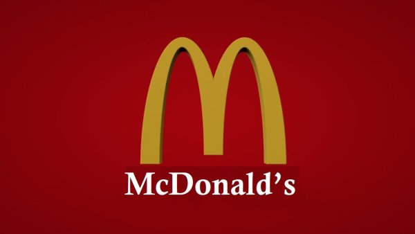 Макдональдс надпись