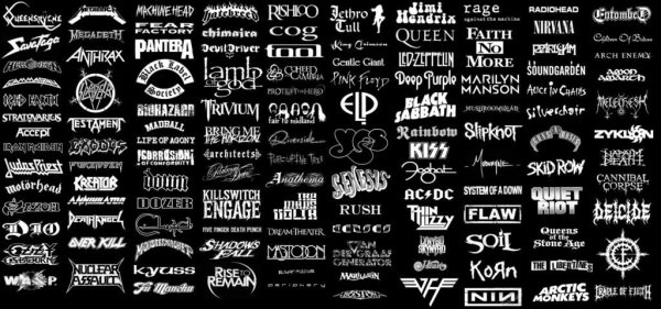 Лучшие логотипы музыкальных групп