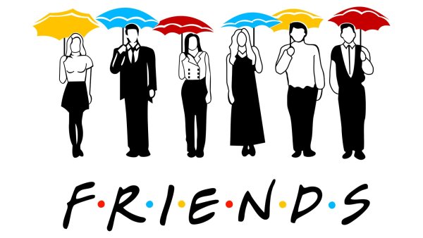 Друзья сериал силуэт