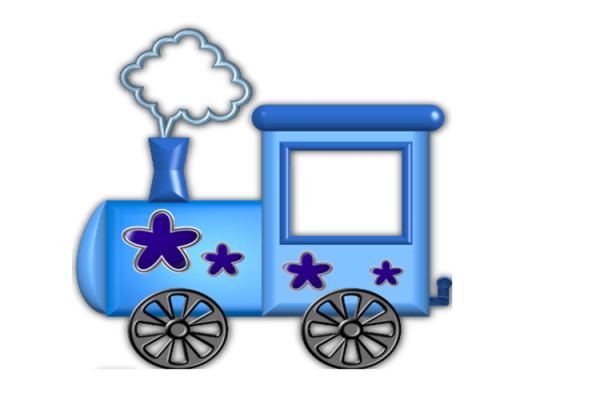 Чебурашка и крокодил Гена Шапокляк на поезде