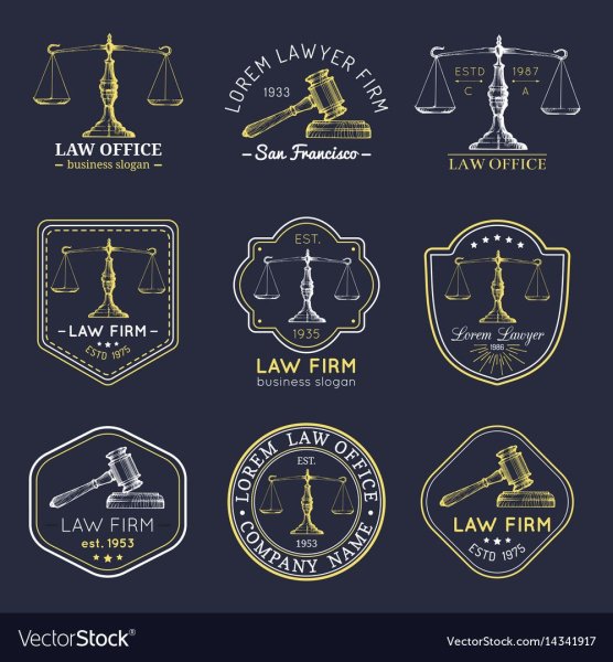 Логотипы американских юридических компаний