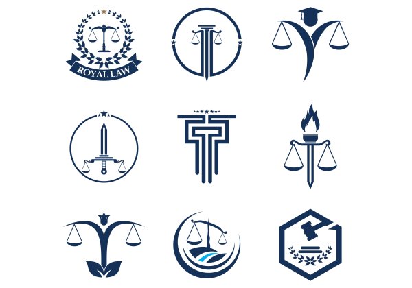 Креативный логотип юридической фирмы