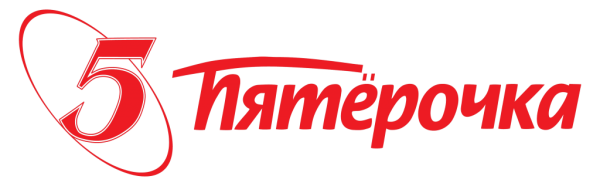 Пятерочка. Логотип. Ночь