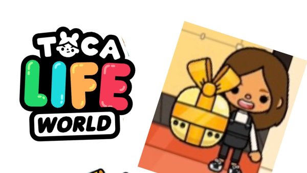 Toca Life World надпись