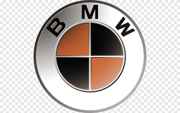 Золотой логотип BMW