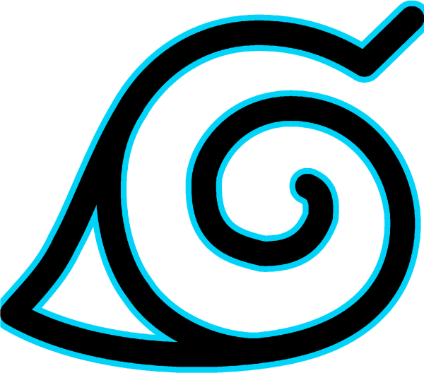 Наруто символ Конохи