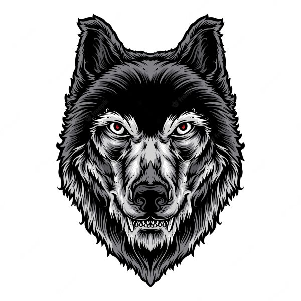 Голова волка