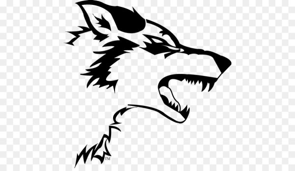 Логотип волка на прозрачном фоне