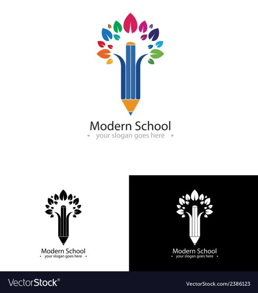 Эмблемы школы в ЛОГОТИПАХ современные