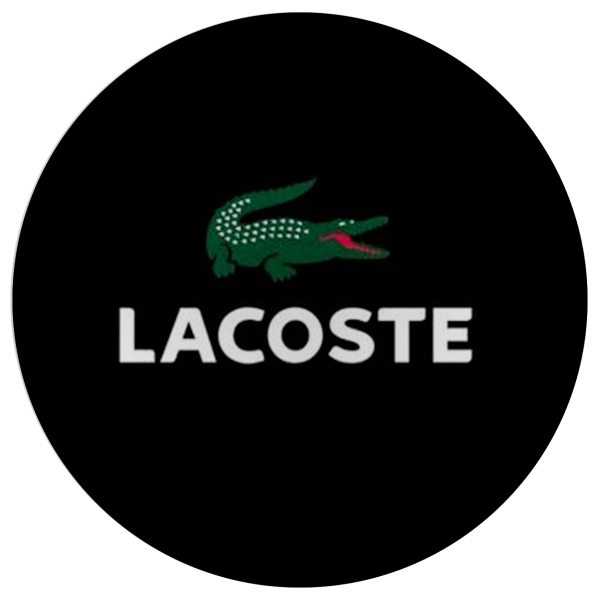 Lacoste надпись