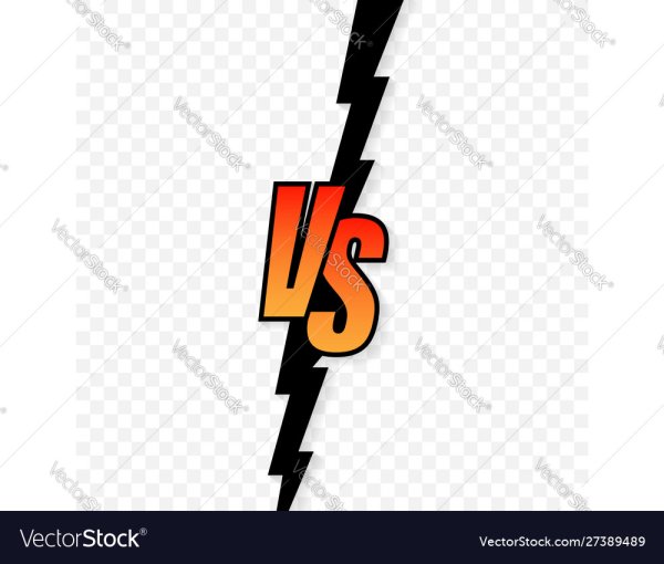 Vs на прозрачном фоне Разделение