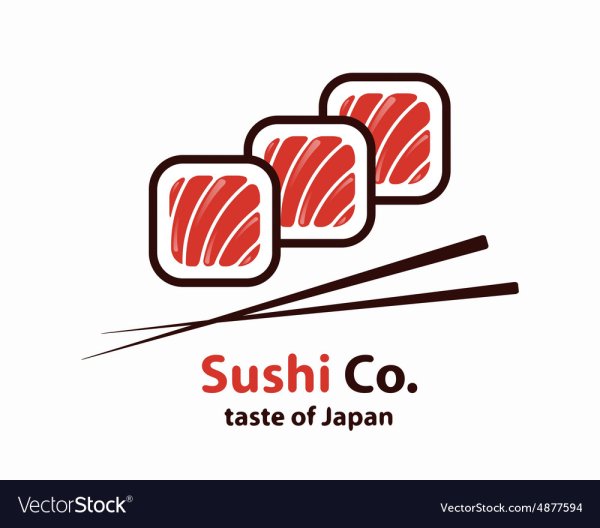 Роллы вектор логотип