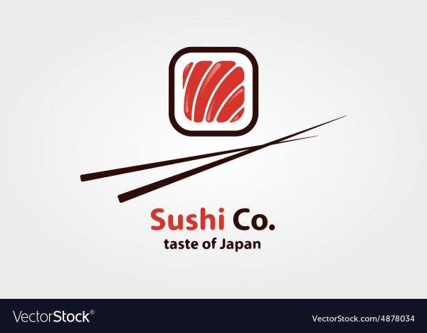 Логотипы ресторанов роллов