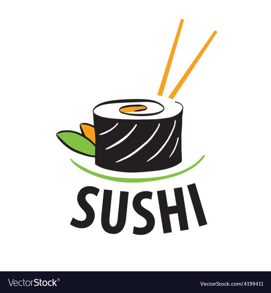 Логотип для еды роллов