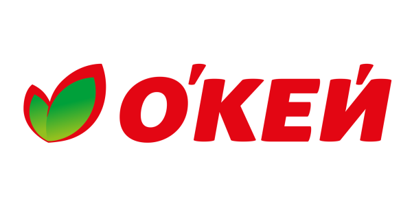 Логотип окей гипермаркет