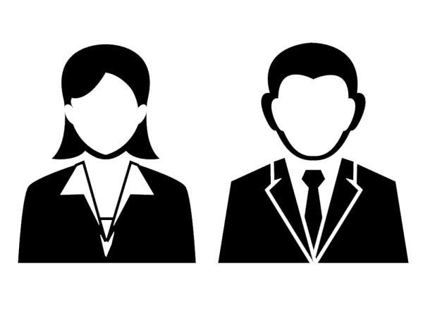 Пиктограмма мужчина и женщина