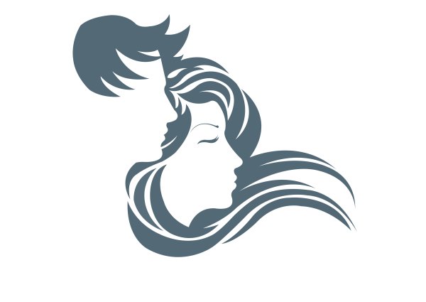 Силуэт мужчины для парикмахерской