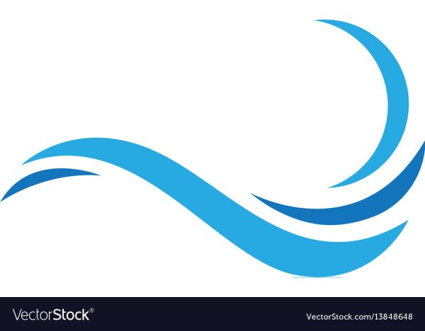 Логотип в виде волны