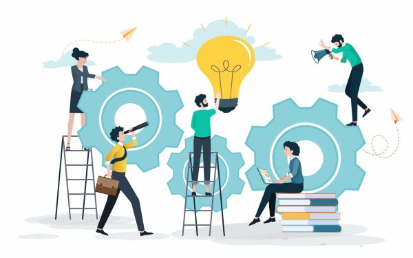 Профессии на прозрачном фоне в полный рост