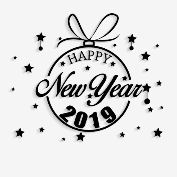 Новый год надпись