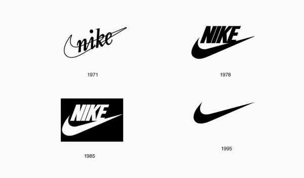 Эволюция логотипа найк