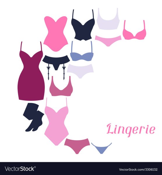 Нижнее белье женское вектор
