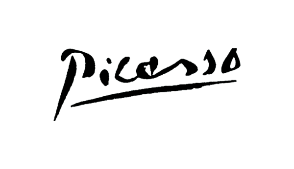 Пабло Пикассо автограф