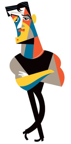 Пикассо векторный портрет