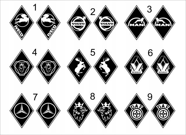 Логотип в форме ромба