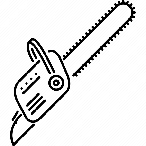 Бензопила значок