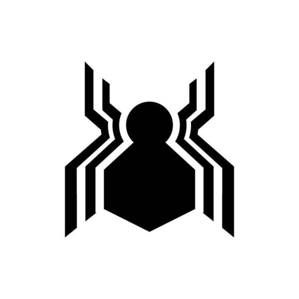 Символ человека паука на груд