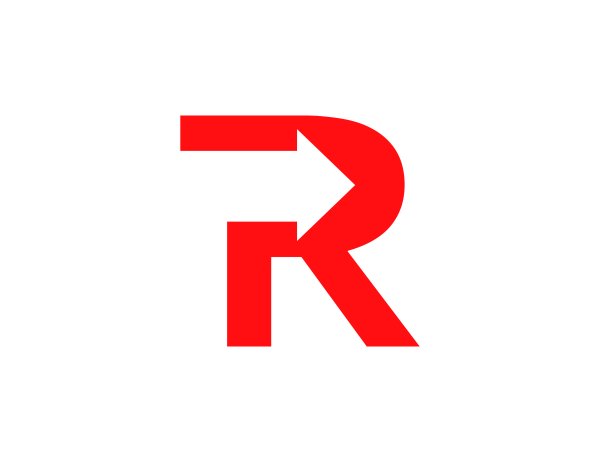 Красивый логотип r