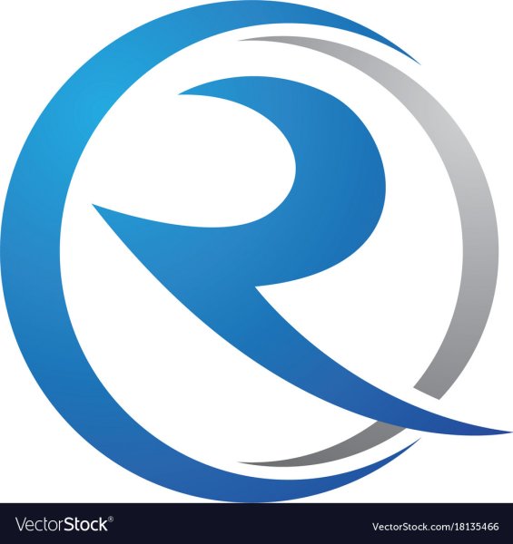 R лого вектор