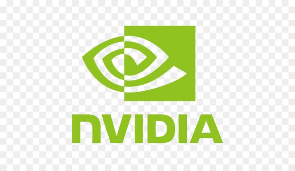 NVIDIA логотип без фона