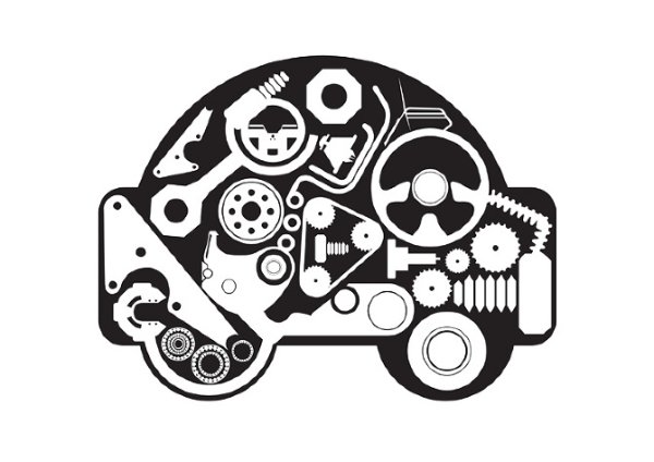 Автозапчасти вектор