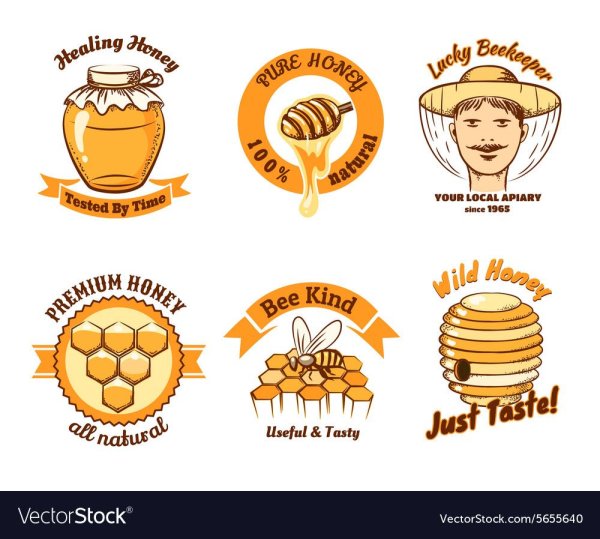 Логотипы пчеловодства