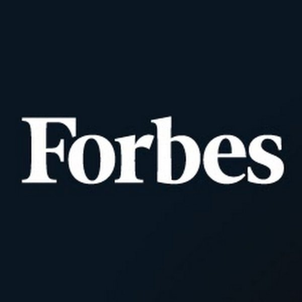 Forbes лого белый