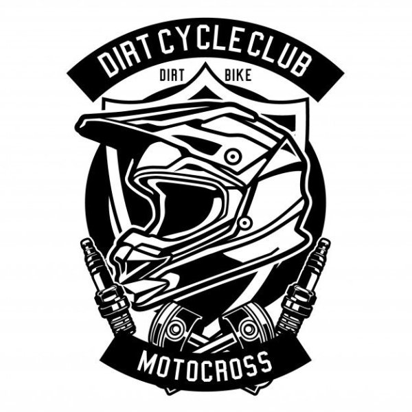 Motocross шлем vector