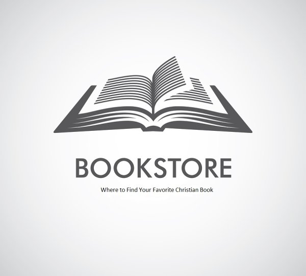 Логотип красивый современный для книги