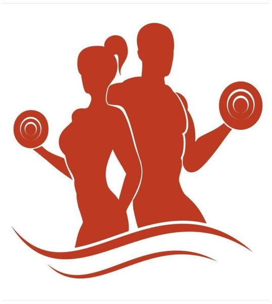 Тренажерный зал эмблема