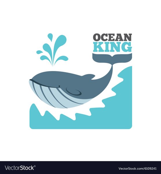 Кит логотип вектор