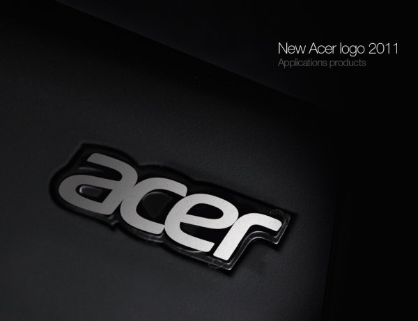 Acer logo черное