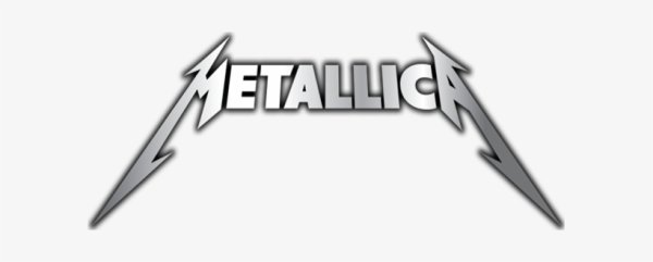 Metallica логотип без фона