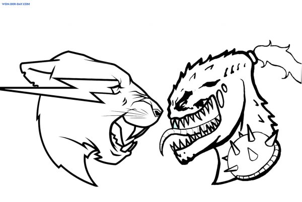 Раскраска Мистер Бист